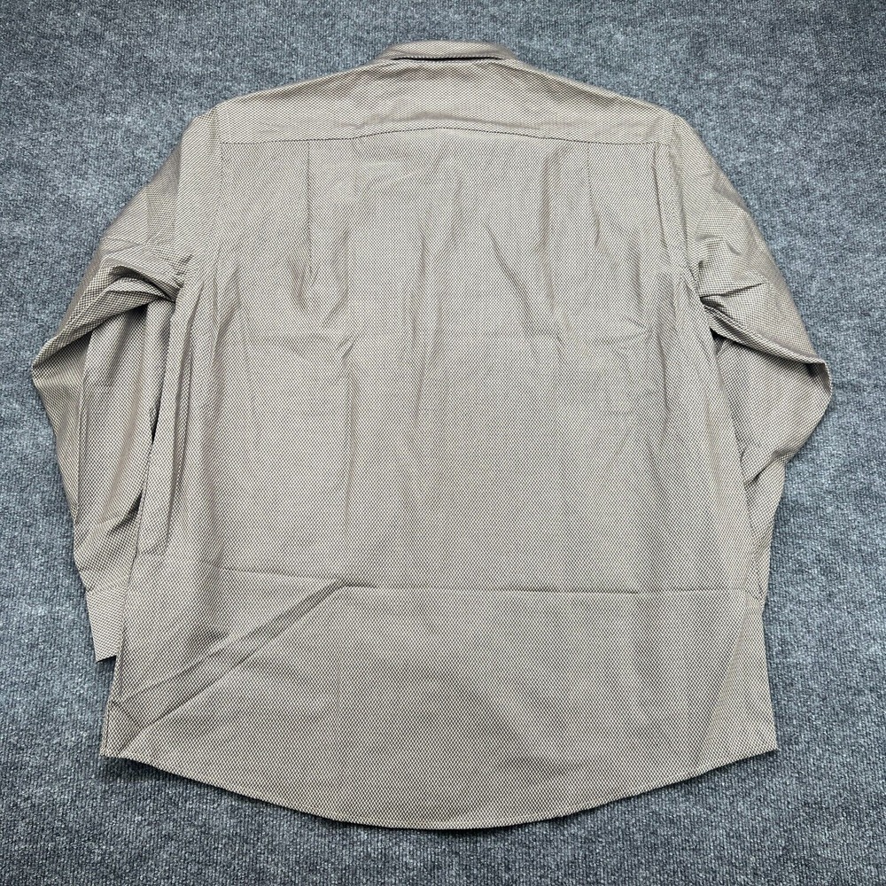 Eton Classic 17 3/4 - 45 Men's Button Shirt Brown Woven Fabric Long Sleeve NWOT - Picture 7 of 8